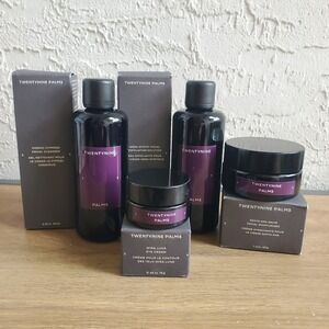 TwentyNine Palms Facial Skincare Set Cleanser Exfoliator Eye Cream Moisturizer‎